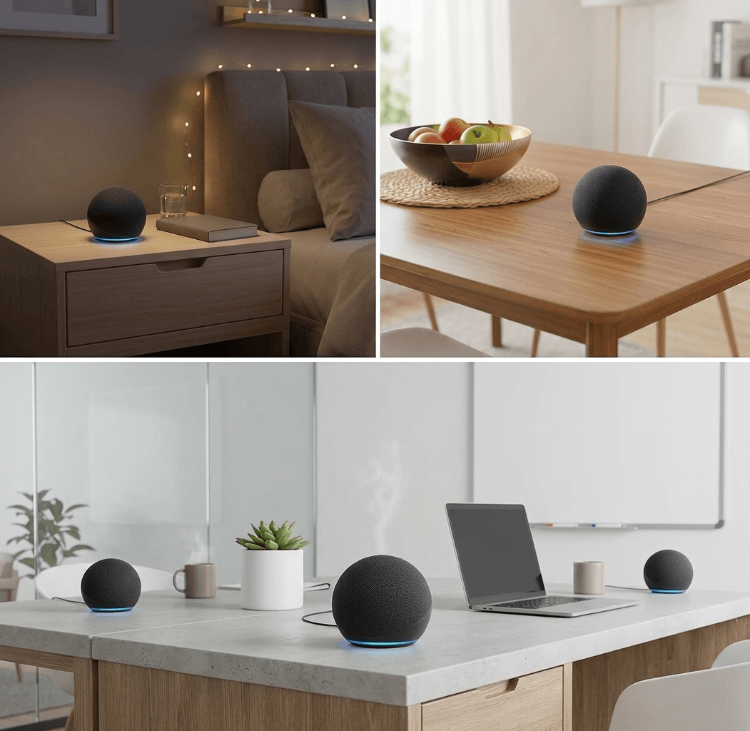 Amazon Echo Dot 5th Generation smart speaker with Alexa voice control