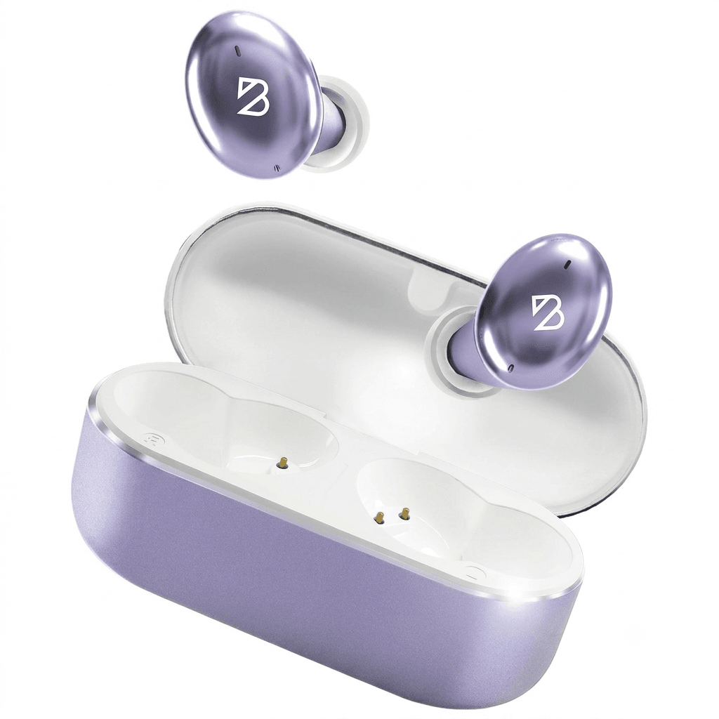Back Bay Audio Tempo 30 Wireless Earbuds Lavender Small Ears