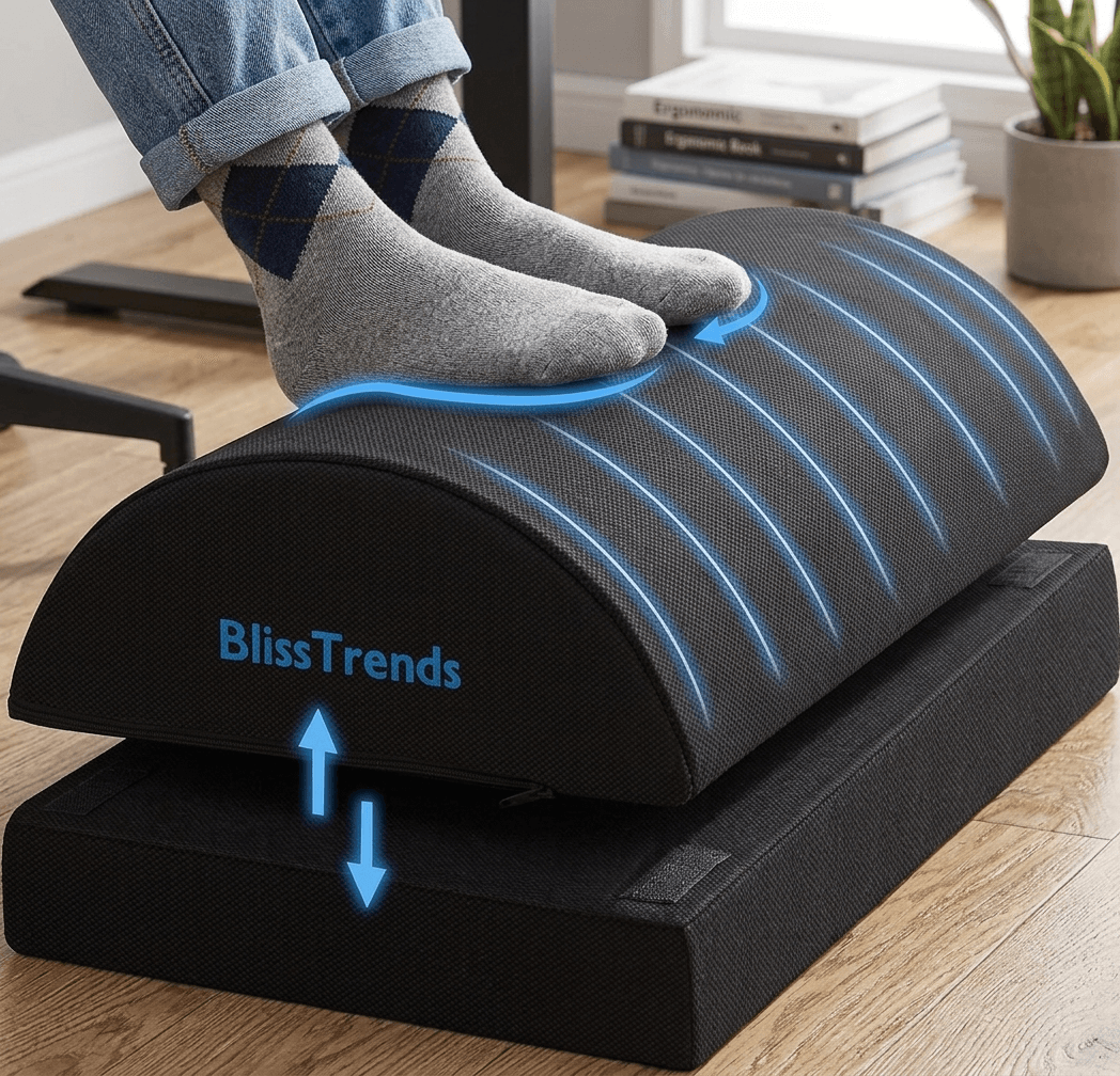 BlissTrends Foot Rest for Under Desk