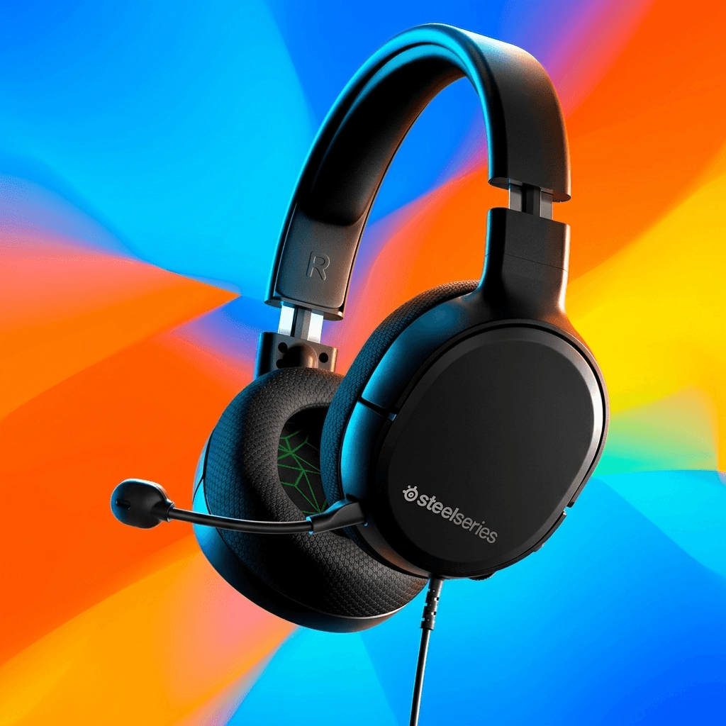 SteelSeries Arctis 1 budget gaming headset with retractable mic
