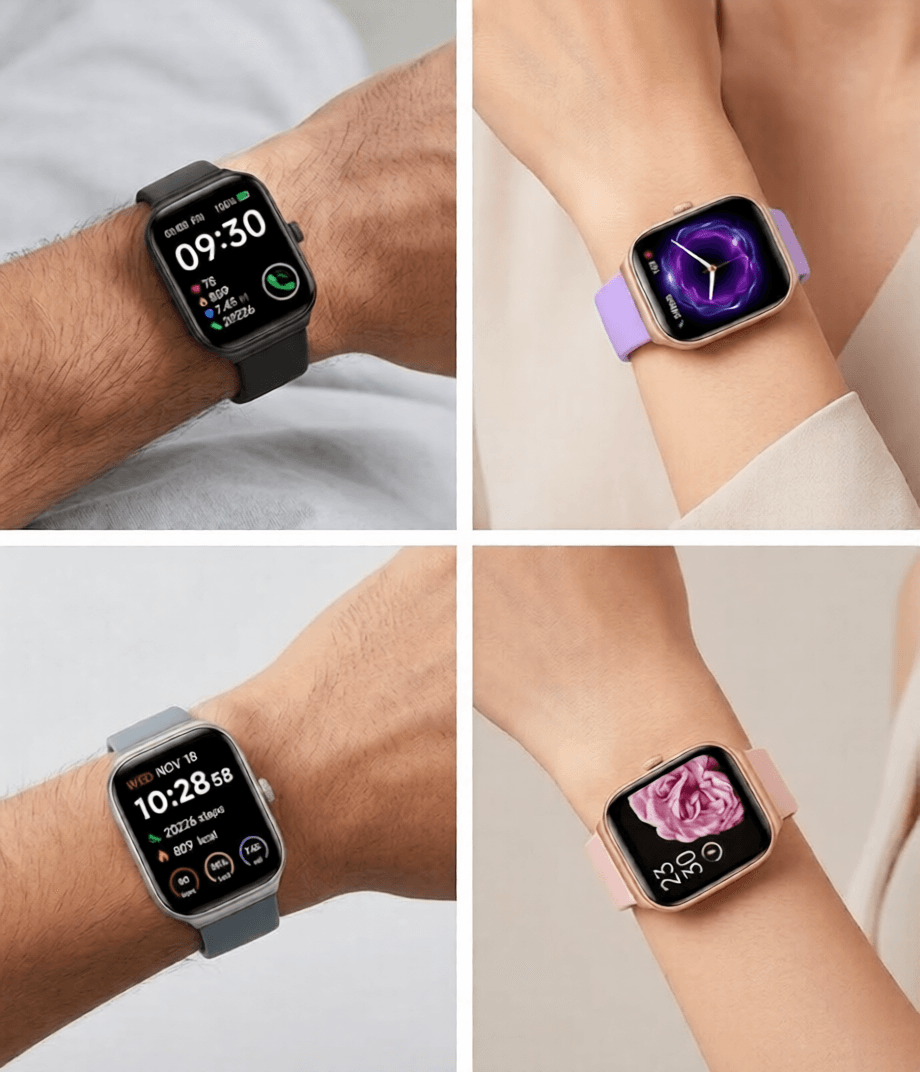 TOOBUR IDW16 smartwatch with 1.95 inch HD display and Alexa built-in