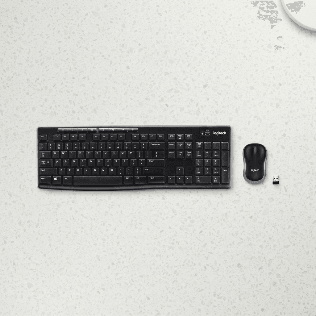 Logitech MK270 Wireless Keyboard and Mouse Combo Black 2.4 GHz Home Office