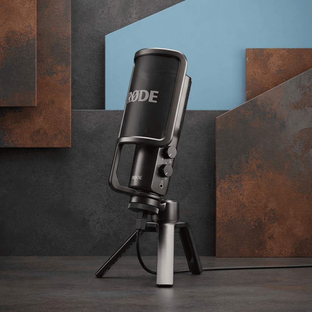 RODE NT-USB Condenser USB Microphone Black Studio Voice Over Podcasting
